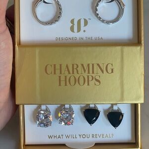 *NEW* CHARMING HOOPS EARRINGS by Bomb Party ER95277